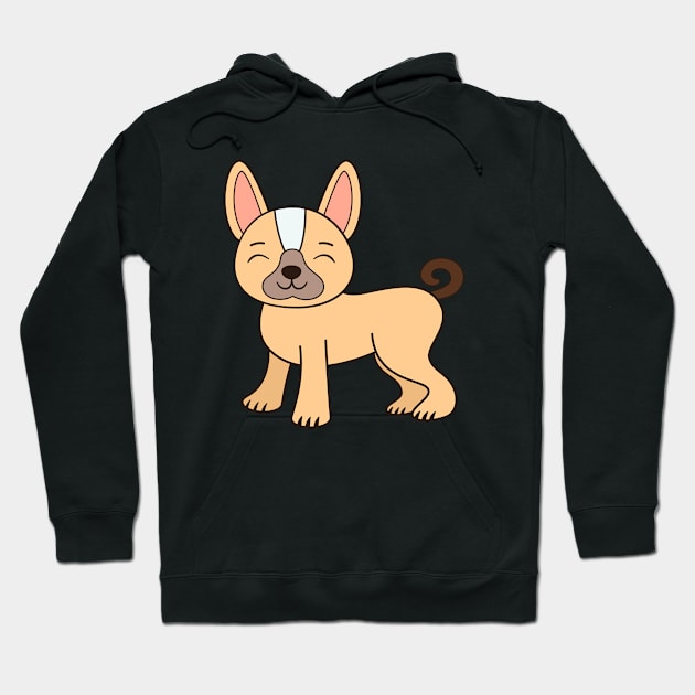 Cute and Kawaii Adorable French Bull Dog Hoodie by happinessinatee